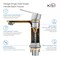 Kibi Mirage Single Handle Bathroom Vanity Sink Faucet with Pop Up Drain C-KBF1001BN-KPW100BN - alternate 8